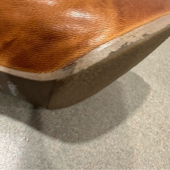 Anthropologie Antelope Tan High Cut Western High Heel  Boho Ankle Bootie Size 37 - Picture 11 of 12